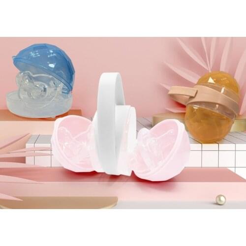 Portable PP Baby Pacifier Box Container Dustproof Pacifier Holder Case Nipple Snack Travel Storage Stroller