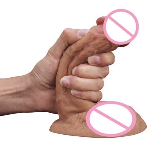 S/M/L Super Realistic Big Dildo SexToy Flexible Penis Dick with Suction Cup Adult Products Female Masturbation Sex Toy