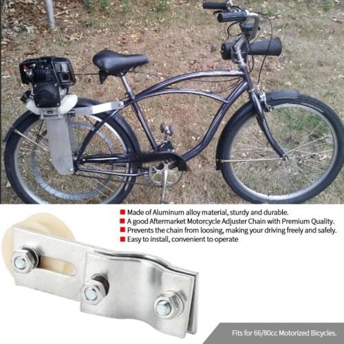 Drive Belt Engine Pulley Chain Roller Tensioner Bracket Fit for 66/80cc Motorized Bicycles Motorcycle Accessories