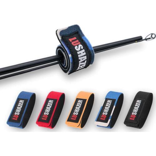 Velcro strap fishing rod strap elastic multi-function outdoor fishing rod strap