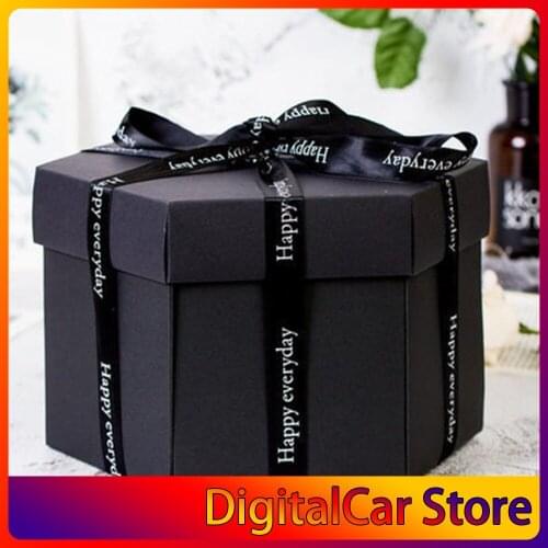 DIY!Creative Explosion Photo Album Handmade Hexagonal Explosion Gift Box For Family Friends Gift Scrapbook Festival Lovers Gifts