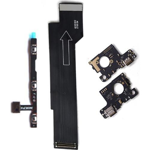 Power volume strip main board mainboard USB charging charger port boad flex cable microphone for Xiaomi 8 SE Mi8 SE