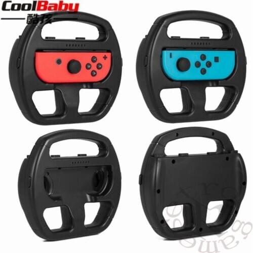 2pcsfor Nintend Switch Wheel PC for Switch Steering Joy-Con Wheel for Nintendo Switch Games