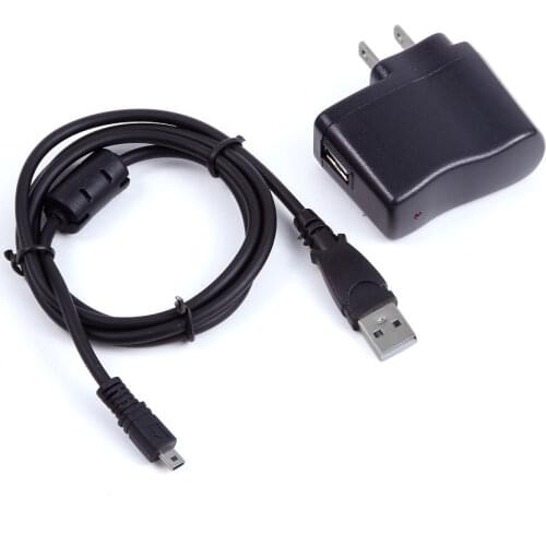 AC/DC Power Adapter Battery Charger USB Cord For Sony Cybershot DSC-W710 Camera