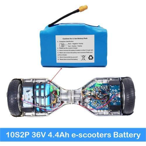 Turmera scooter battery 36v 4.4ah battery for scooter 10S2P for Turmera 20pcs battery inside with PCB lithium battery scooter