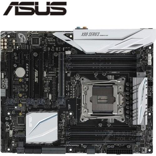 For ASUS X99-A II Original Used Desktop X99 X99M 2011 Socket LGA 2011 Core i7 LGA2011 V3 DDR3 Motherboard
