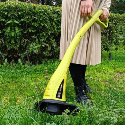 230-240V/400W Weeder Detachable Portable Electric Mower Household Double Switch Plug-in Lawn Trimming Gardens Lawn Mower