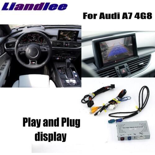 Liandlee Parking Camera Interface Reverse Back Up Camera Kits For Audi A7 4G8 MMI Display Upgrade