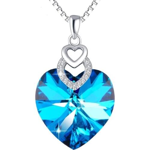 Hot sale necklace jewelry women luxury elements crystal pendant