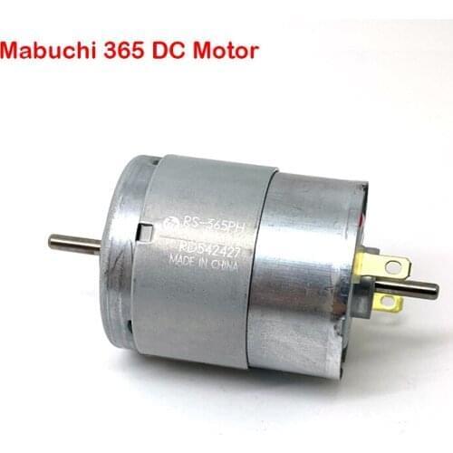 Mabuchi RS-365PH-13205 Double Output Shaft 365 Motor 5-pole Rotor DC 6V-30V 9V 12V 18V 24V Volt for Inkjet Laser Printer Copier