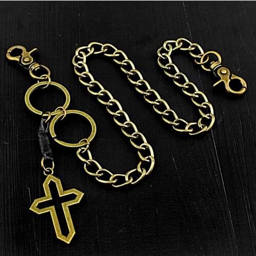 Bronze Color Metal Keychain Pants Trouser Chain Wallet Chain