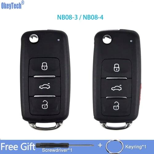 OkeyTech 5PCS Universal NB Series Remote Control Car Key NB08-3/3+1ButtonS KD Remote Key For KD900/KD MINI/KD-X2 Key Programmer