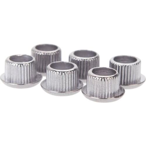 Guitar Tuner Conversion Bushings Adapter Ferrules Nickel Plating with nice plastic shell for 10mm Peghead Holes Silver