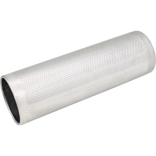 Professional Large Stainless Steel Guiro with Scraper Latin Merengue Percussion Musical Instrument 10Inch X3 Inch Open Ends