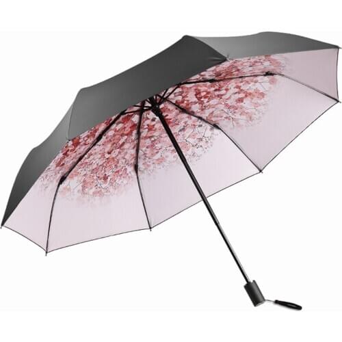 Romantic Umbrella Classic Gift Portable Pink Uv Umbrella Garden Women Rain Gear Ladies Paraguas Plegable Olycat Umbrella QZH288