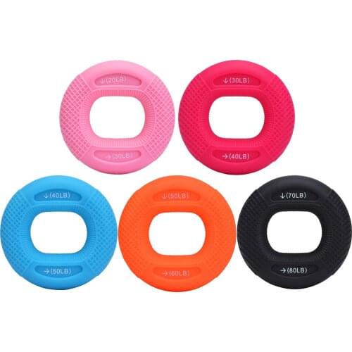 Hand Grip Strengthener Resistance Hand Gripper Strength Trainer Rings,Finger Strengthener,Wrist & Forearm Exerciser Workout