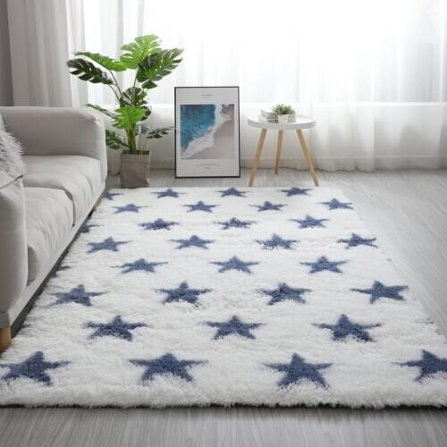 Nordic ins carpet living room coffee table bedside rug tatami rectangular floor mat children crawling mat balcony bay window rug