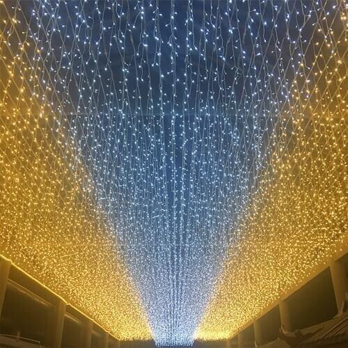 LED Icicle Light Curtain Light Christmas Garlands Fairy Light 220V EU Plug Starry Festival Party Outdoor Waterproof Light Decor