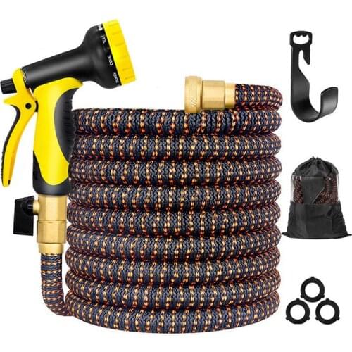 The Telescopic Hose Can Be Equipped with Multifunctional Water Gun Garden Extension Hose Car Wash Hose Water Gun Garden Tools