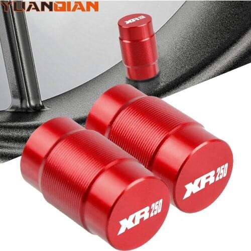 For HONDA XR250 Universal Dirt Pit Bike Accessories Vehicle Wheel Tire Valve Stem Caps Covers XR 250 MOTARD BAJA 1995-2007 2006
