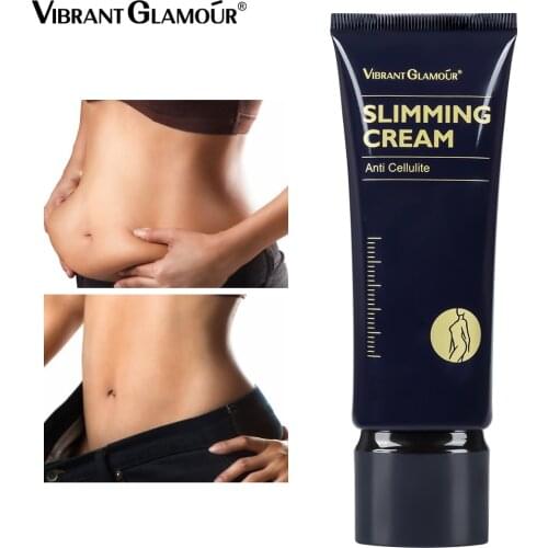 VIBRANT GLAMOUR Slimming Cream Natural Thin Waist Lose Weight Healthy Promote Fat Burn Massage Body Shaping Firming Body 80g