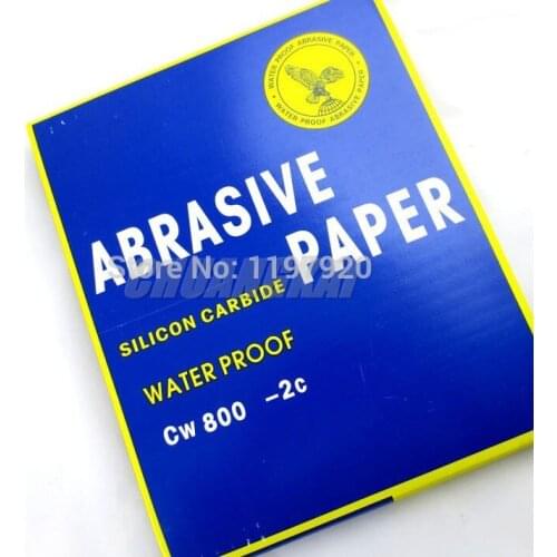 10 Pcs/set Wet and Dry Paper Sandpaper Grade 120 - 2000 Grit Waterproof Waterproof sandpaper water