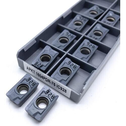 100PCS High Quality APKT1604 PDER 76 IC928 External Turning Tools APKT1604 Carbide Insert Lathe Cutter Tool