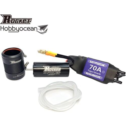 2968 2958 2948 3400KV 3450KV 3800KV Motor 70A ESC water cooling jacket for Traxxas Feilun FT011 FT012 600-800mm RC Boat Car