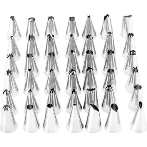 30 Sets Cake Nozzles Set Cream Cake Decorating Tips Icing Piping Nozzles Set Various Sizes Bakery And Pastry Tools Wholesale