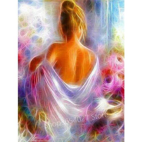 3D abstract woman back 5d diy diamond painting cross stitch new arrival crystal mosaic home decoration embroidery art kit