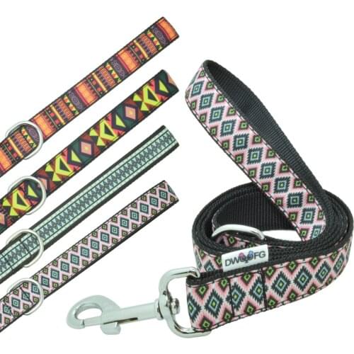 4FT 5ft Stripe Chevron Dog Leashes Strong and Durable Leash,1" Wide Dog Leashes for Medium and Large Dogs Training Dog Leash