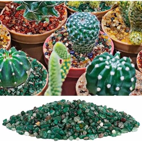500g Natural Stone Irregular Shape Micro Landscape Multicolor Decorating Polished Rocks Plants Cactus Gravel Rocks Home Decor