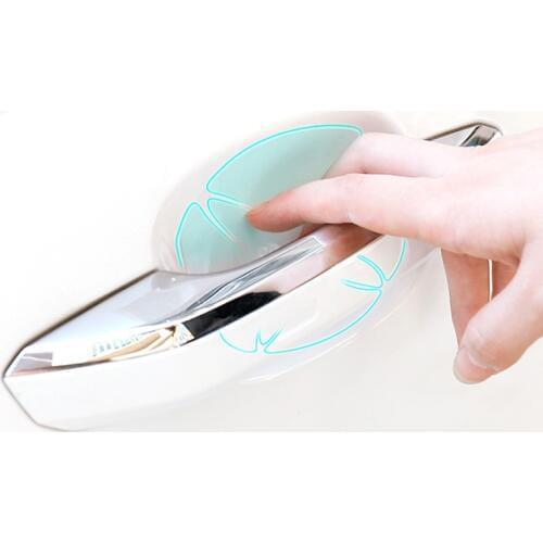 5Pcst Car Handle Protection Film Car Exterior Transparent Sticker for Land Rover Range Rover/Evoque/Freelander/Discovery
