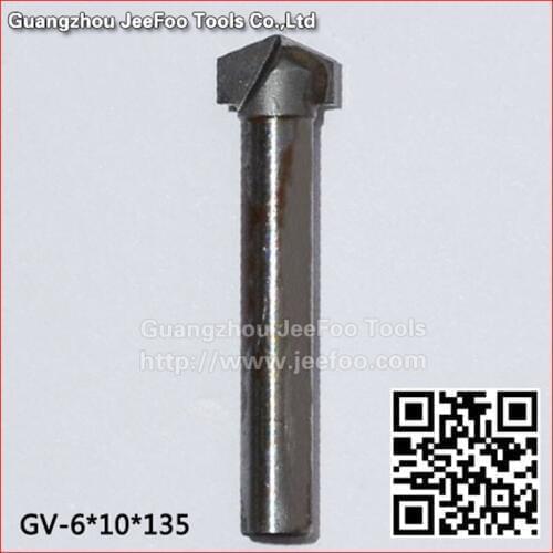 6*10*135degree Spiral Router Bits carbide inserts milling cutter cnc tools for wood