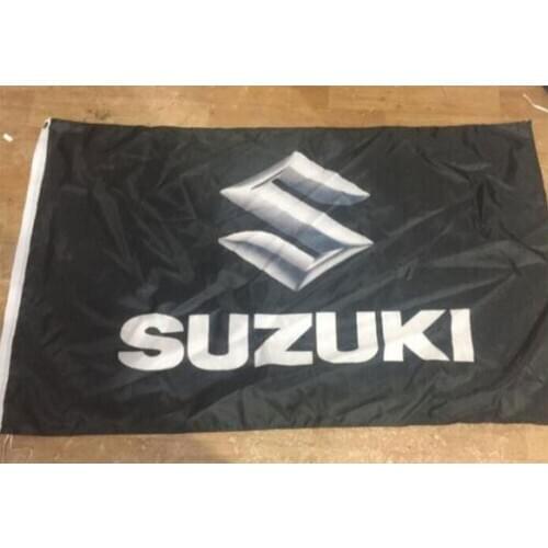 90x150CM 60x90CM suzuki Suzuki car flag cycles motor 3x5ft polyester banner