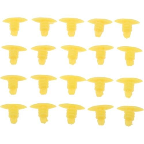 F-57 200Pcs Car Auto Fastener Replace Screws Weatherstrip Retainer Plastic Rivets Seal Car Clips For Honda Toyota Mazda BMW