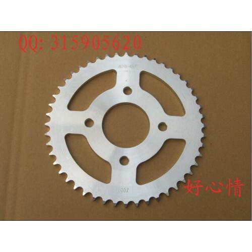 Free shipping Jinan qingqi tibetan mastiff qm200gy big sprocket 428 48t after disc for suzuki gxt200 motorcycle parts