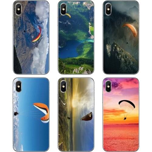 Phone Cover For BQ Aquaris C U2 U V X2 X Lite Pro Plus M E4.5 X5 E5 4G 2017 S 5059 6040L Paraglide-Sports-Paragliders-Adventure