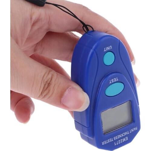 EM2271 Digital Mini Thickness Gauge Car Paint Tester Thickness Coating Meter H7ED