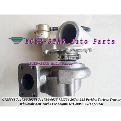 GT2556S 711736 711736-5025S 711736-0025 711736-0029 2674A225 Turbo Turbocharger For Perkins Various Tractor 4.4L T4.40 03- 66Kw