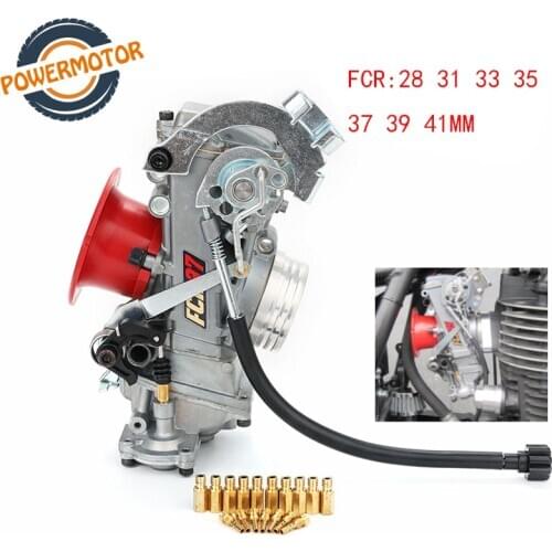 FCR28 31 33 35 37 39 41mm FCR Slant Side Carburettor For CRF450/650 FS450 Husqvarna450 Racing Motors Free Shipping