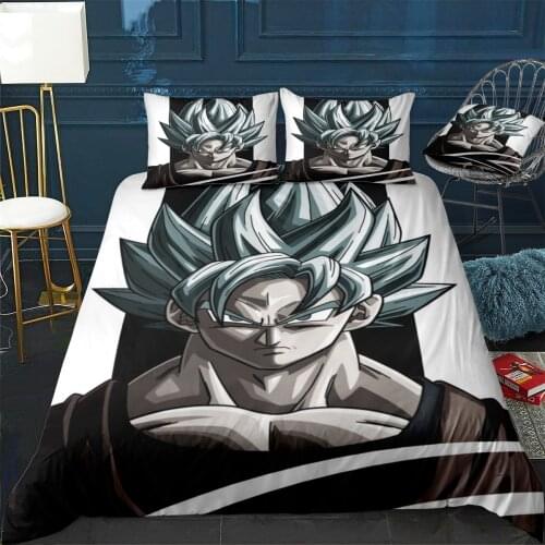 Goku Black Super Saiya 1 Duvet Cover Comfortable Quilt Home Decora Design Universal Bedding Set Bedclothes+Pillowcase 3pcs