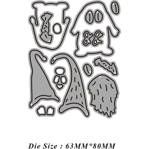 Metal Cutting Dies for 2021 New Scrapbooking Christmas Dolls Frame Edge No Stamps Crafts Background Cutter Paper Cardmaking