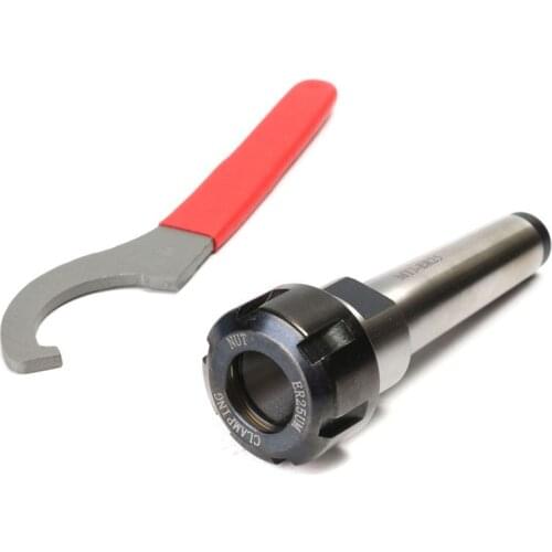 Mt3 Er25 M12 Collet Chuck Holder Fixed Cnc Milling Turning Tools + 1Pc Spanner