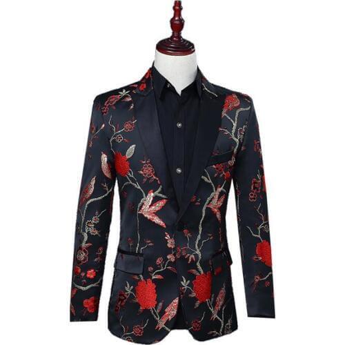 Blazer men formal dress latest coat pant designs marriage suit men terno masculino trouser embroidery wedding suits for mens