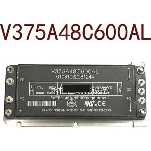 Original-- V375A48C600AL DC 375V-48V DC600W12.5A 1 year warranty {Warehouse spot photos