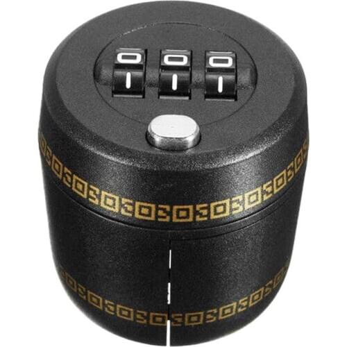 Plastic Wine Bottle Lock Secret For Wine Stopper Bottle Cap With Password Bar Wine Accessories Creative Gifts Black