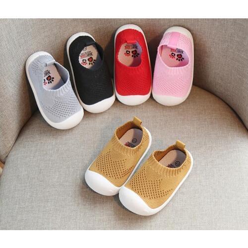 Spring Infant Toddler Shoes Girls Boys Casual Mesh Shoes Soft Bottom Comfortable Non-slip Kid Baby First Walkers Shoes2019