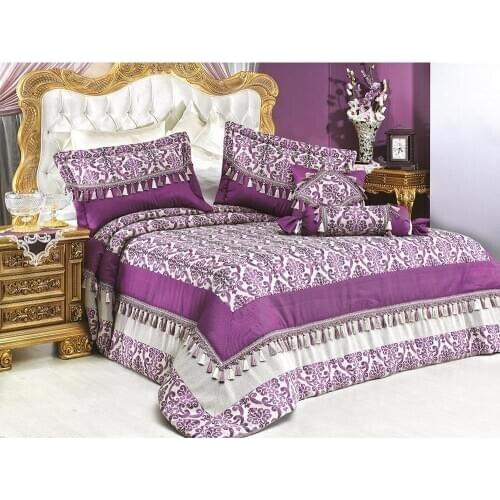 Vinaldi Sahara Jacquard Bedclothes Purple