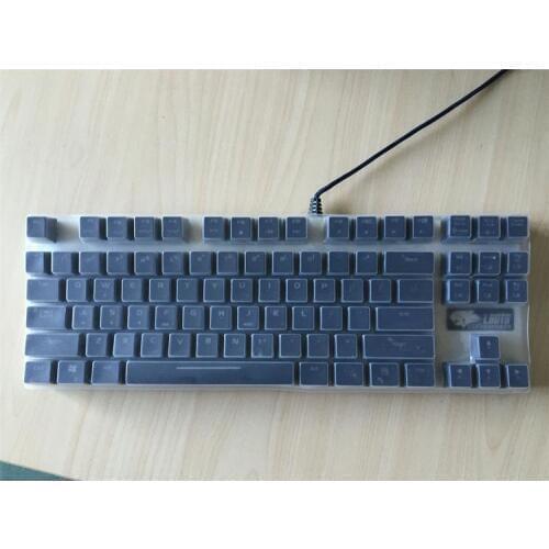 Waterproof and dustproof Transparent Keyboard Skin Covers For Dare-U Lbots Mechanic Alloy 87 key